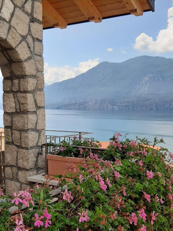 Bmp Apartment Deluxe 1 Jacuzzi Riscaldata Privata Vista Lago Di Garda Brenzone sul Garda Exterior foto
